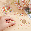  300Pcs 10 Colors Handmade Millefiori Glass Beads LAMP-NB0001-98-3
