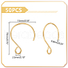 Unicraftale Ion Plating(IP) 304 Stainless Steel Earring Hooks STAS-UN0058-96G-3