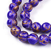 Baking Painted Glass Beads Strands DGLA-N010-10mm-06-3
