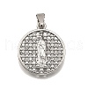 304 Stainless Steel Pendants STAS-B086-09H-P-1