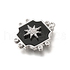 Brass Micro Pave Cubic Zirconia Pendants KK-M318-12P-2