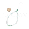 Natural Green Aventurine Mobile Straps HJEW-JM03413-03-3