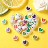 32Pcs 4 Colors UV Plating Rainbow Iridescent Acrylic Beads OACR-YW0001-32A-5