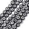 Handmade Evil Eye Lampwork Beads Strands LAMP-S191-02A-11-1