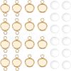 Unicraftale DIY Flat Round Link Connector Making Kits DIY-UN0002-91-1