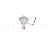 Brass Rhinestone Nipple Rings WG50E44-11-1