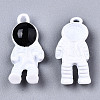 Spray Painted Alloy Pendants X-ENAM-S127-028-RS-2
