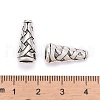 Tibetan Style Alloy Bead Cone TIBEB-00821-AS-NF-4