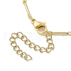 Brass Bar Link Chain Bracelet Making AJEW-JB01219-01-3