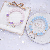 GOMAKERER 1 Strand Natural Aquamarine & Rose Quartz & Amethyst Beads Strands G-GO0001-52-6