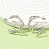 304 Stainless Steel Triple Stud Earrings EJEW-Z098-16P-2
