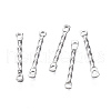 Tarnish Resistant 304 Stainless Steel Link Connectors STAS-S117-018-2
