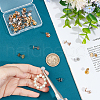 Unicraftale PVD Vacuum Plating 304 Stainless Steel Stud Earring Findings STAS-UN0011-73-4