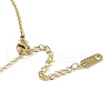 Heart Key Pendant Necklaces NJEW-G128-04G-3