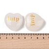 Natural Quartz Crystal Heart Engraving MBTI Figurines Statues for Home Office Desk Decorations X1-G-K353-05F-3
