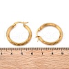 Ion Plating(IP) 304 Stainless Steel Hoop Earrings EJEW-L215-38G-3
