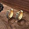Brass Micro Pave Cubic Zirconia Huggie Hoop Earrings EJEW-R144-004A-NF-5