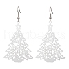 Tarnish Resistant 304 Stainless Steel Dangle Earrings EJEW-JE05876-S-1