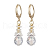 Glass Seed Beads Leverback Earrings EJEW-MZ00398-03-2