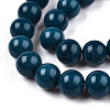 Opaque Solid Color Glass Beads Strands GLAA-T032-P10mm-14-3