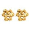 304 Stainless Steel Stud Earrings EJEW-V016-02G-02-4
