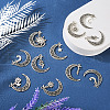  Jewelry 28Pcs 7 Style Tibetan Style Zinc Alloy Pendants FIND-PJ0001-25-13