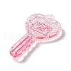 Acylic Pendant with Glitter Powder OACR-H035-01F-2