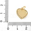 Brass Micro Pave Cubic Zirconia Pendants KK-D357-37G-3