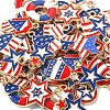 50Pcs 10 Styles Alloy Enamel Pendants ENAM-CJ0003-08-3