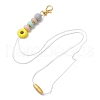 Alloy and Silicone and Stainless Steel Pendant Decorations HJEW-JM03021-02-1