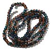Crackle Glass Beads Strands X-CCG-C002-6mm-08-2