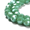 Electroplate Opaque Glass Beads Strands EGLA-A035-P8mm-A13-3