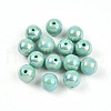 Electroplate Pearlized Glass Pearl Beads EGLA-T021-14C-04-1