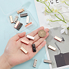 WADORN 16 Sets 4 Colors Alloy Bag Decorative Edge Buckles FIND-WR0008-80-4