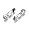 201 Stainless Steel Brooch Pin Back Safety Catch Bar Pins STAS-S117-021B-2