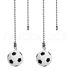 Plastic Pendant Decoration HJEW-WH0008-30P-1
