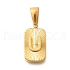 304 Stainless Steel Pendants STAS-S161-01U-G-1