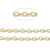 Handmade Brass Textured Cable Chains CHC-F015-23G-1