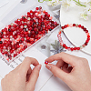 WADORN DIY Round Beads Jewelry Making Finding Kit DIY-WR0003-85A-5