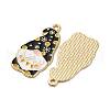 Christmas Alloy Enamel Pendants ENAM-V002-02D-G-2