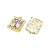 Alloy Enamel Pendants PALLOY-P311-01E-G-2