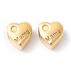 Mother's Day Ion Plating(IP) 304 Stainless Steel European Beads STAS-M298-10G-3