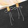 304 Stainless Steel Stud Earrings EJEW-S253-10B-G-3