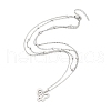 Stainless Steel Pendants Necklaces NJEW-U003-01C-P-2