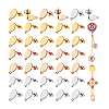 304 Stainless Steel Stud Earring Findings STAS-PH0019-65-6