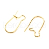 Brass Hoop Earring Findings X-KK-F824-009G-2