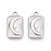 304 Stainless Steel Pendants STAS-T065-03P-1