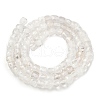 Natural Quartz Crystal Beads Strands G-RM25319-A01-4x4mm-4