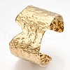 Ion Plating(IP) 304 Stainless Steel Wide Open Cuff Bangle for Women BJEW-F442-03G-3