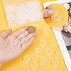 AHADERMAKER 60Pcs 3 Shapes Acrylic Knitted Hat Making Fastener Tool FIND-GA0004-03-3